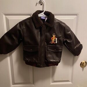 Disney Brown Kids Jacket with Tigger Embroidery